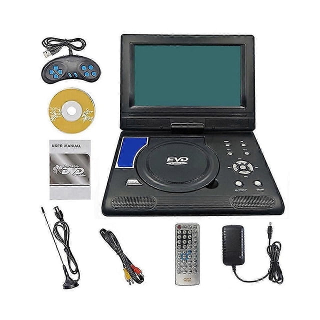 AU Plug 9.8Inch Portable Mobile DVD EVD HD Player Supports Games Built-In 3D Sound Processing Supports FM Radio Function