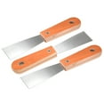 thumbnail image 5 of Raspador de pintura de masilla con punta ancha flexible de acero Cr-V de 1.5" y mango de madera 3 Pack, 5 of 5