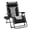 Black/Gray, variant on NAPWANT Adjustable Zero Gravity Recliner Chair, Folding Outdoor Patio Lounge Chair with Headrest, Cup Holder & Side Tray, Heavy-Duty Alloy Steel Frame,Black/Gray