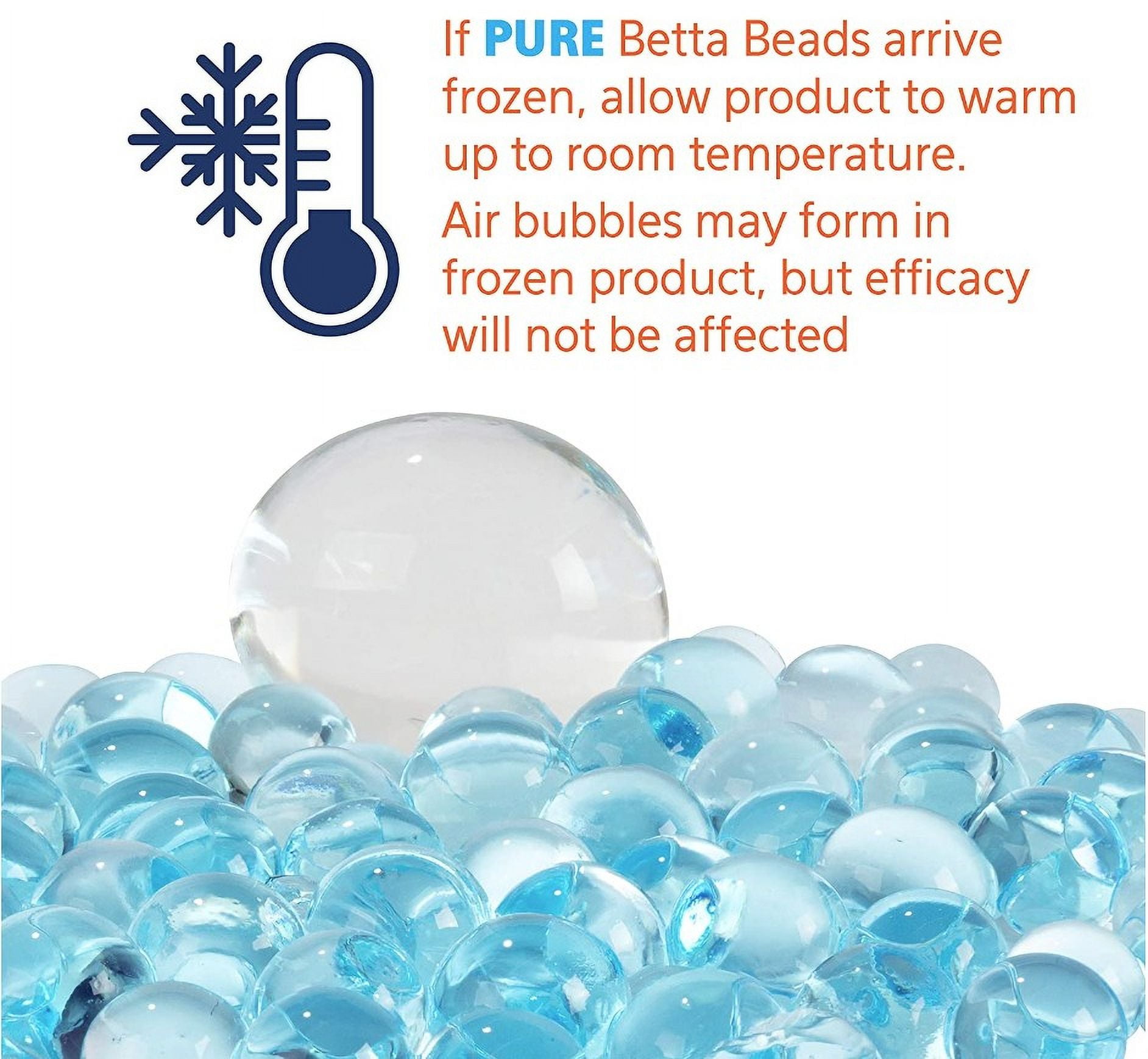 Aqueon Pure Betta Beads Purple [Aquarium Gravel and Sand, Aquarium Water Conditioners, Aquarium Supplies] 6 count