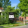thumbnail image 6 of Easygdp Cat Meow Garden Flag Yard Flag Welcome Flag, Double-Sided, Weather Resistant for Outdoor Decor - 12.5"x18", 6 of 9
