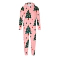 thumbnail image 2 of Penkiiy Christmas Pajamas for Family Matching Cute Long Sleeve Couples Soft Sleepwear One Piece Funny Christmas Pjs Sets L Pink, 2 of 6