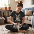 thumbnail image 4 of Womens Bad Hare Day T Shirt Funny Easter Hair Bunny Humor Joke Novelty Girls Tee Womens Graphic Tees, 4 of 9