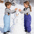 thumbnail image 3 of Hotiary 2-6Y Toddler Baby Boys Girls Winter Warm Thicken Bib Pants Windproof Ski Snow Pant With Pockets, 3 of 9