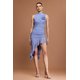 thumbnail image 1 of Vestido Bellabarnetten Hazel de manga larga con flores dobladas, 1 of 6