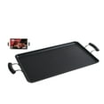 thumbnail image 2 of Alpine Cuisine 08-1038A 19 by 11 Inch Aluminum Nonstick Cooking Griddle, Gray, 2 of 2