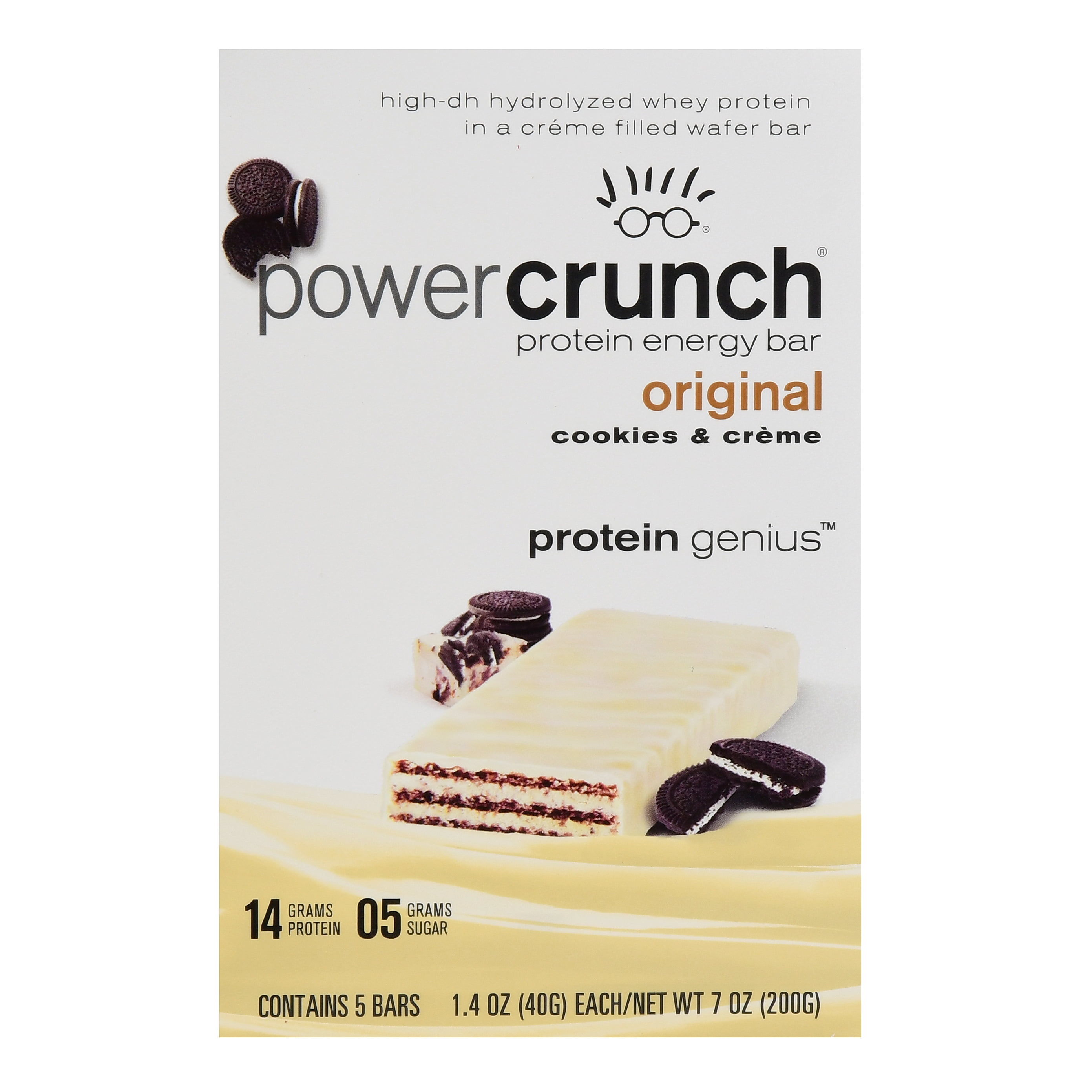 Power Crunch Bar 14 Grams Of Protein Cookies Crme Oz 5 Ct Power Crunch Bar 14 Grams Of Protein Cookies Crme Oz 5 Ct