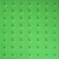 thumbnail image 1 of Ahgly Company Machine Washable Indoor Square Transitional Lime Green Area Rugs, 7' Square, 1 of 7