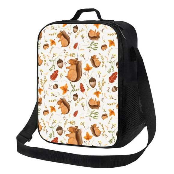 Disketp Squirrel Bolsa Térmica Estampada para Almuerzo, Lonchera para Hombres y Mujeres Adultos