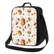 thumbnail image 1 of Disketp Squirrel Bolsa Térmica Estampada para Almuerzo, Lonchera para Hombres y Mujeres Adultos, 1 of 7