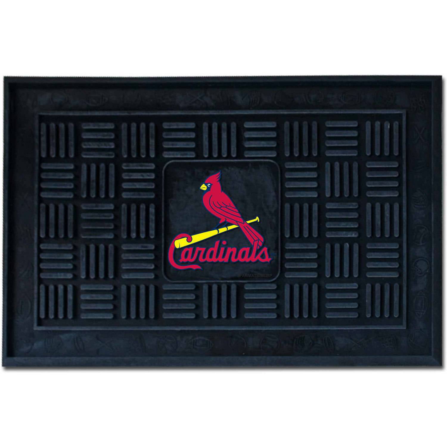 MLB St. Louis Cardinals Medallion Door Mat - 0
