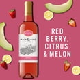 thumbnail image 3 of Main and Vine White Zinfandel, Pink Wine, 750ml, 10% ABV, 3 of 9