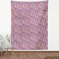 thumbnail image 4 of Ambesonne 4th of July Fabric by the Yard Upholstery, Patriotic Art Design, 1 Yard, White Red Dark Lavender, 4 of 5
