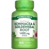 Echinacea Goldenseal Capsules | 900mg | 100 Count | Vegan, Non-GMO & Gluten Free | by Nature's Truth