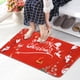 thumbnail image 4 of Alfombra absorbente del piso del baño de la estera antideslizante de la cocina del hogar del patrón de Navidad, 4 of 9