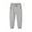 Gray, variant on HAOTAGS Kids Casual Athletic Pants, School Uniform Loose Waist Solid Autumn Winter Pants Gray 8-9 Years