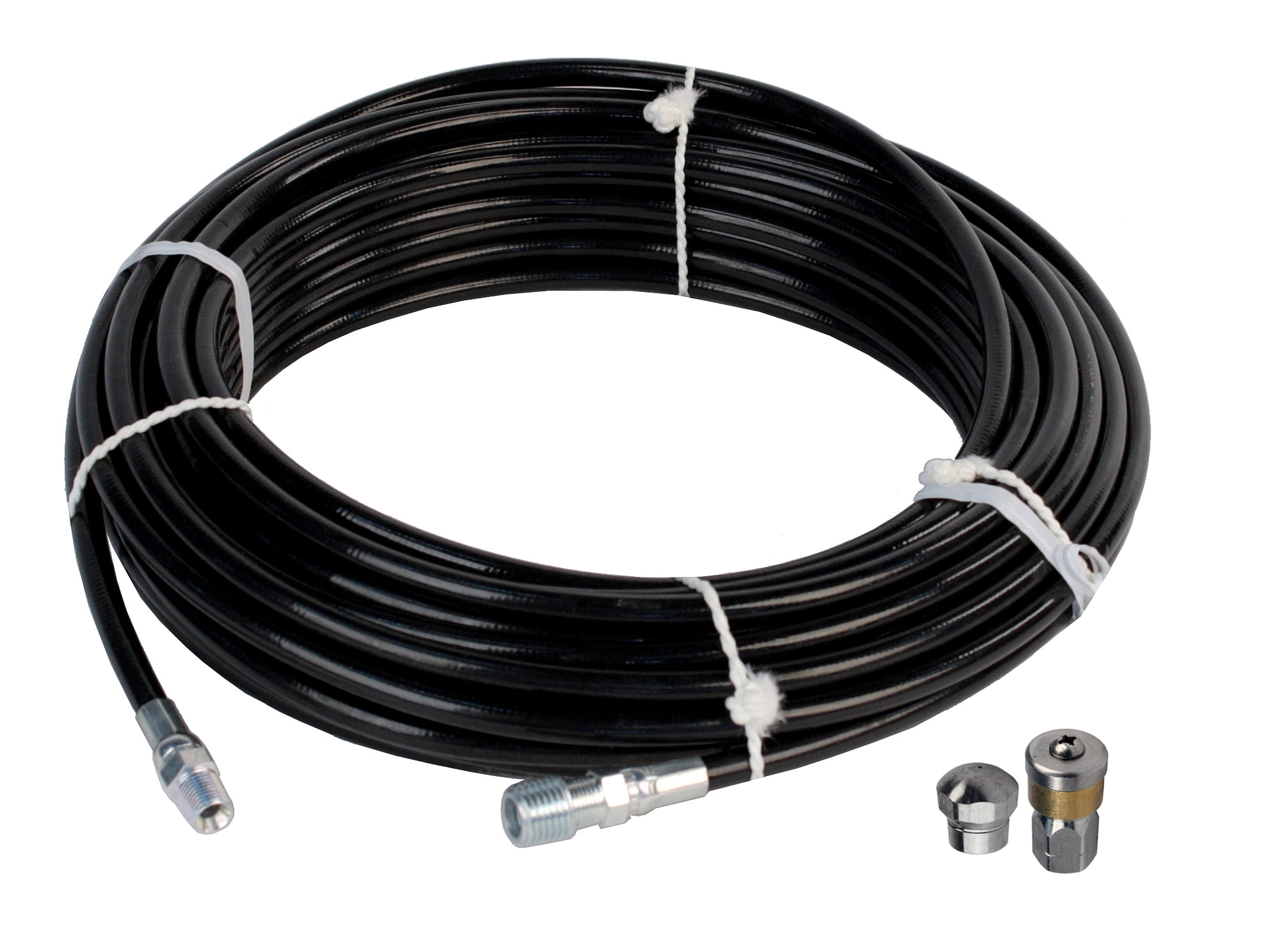 Schieffer 3/8" x 300' 4000 PSI Thermoplastic Sewer Jetter Hose & 5.5 Nozzle 