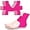 Pink, variant on Lsupdaol 8 Pcs Precut Kinesiology Tape for Ankle Cotton Breathable Elastic Athletic Tape Pain Relief Minimize Ankle Sprain Provides Support and Stability for Ligament and Muscle Marathon Use(Blue)