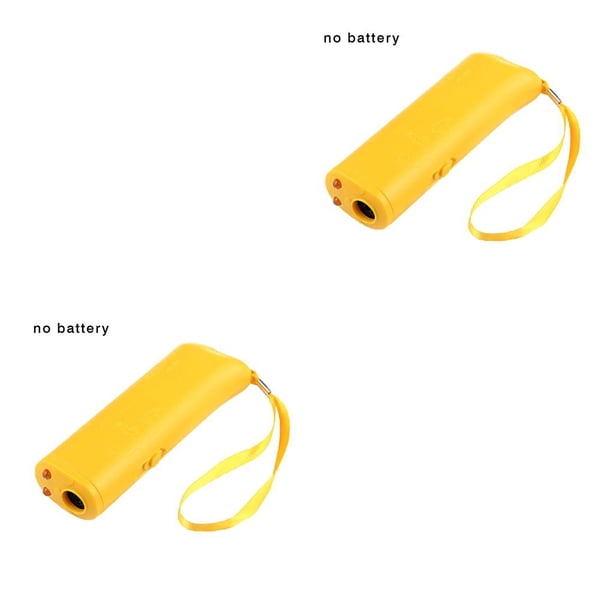 Greeniant Entrenador de mascotas multicolor 3 en 1, función de iluminación multifuncional, repelente de perros, dispositivo para detener amarillo 2Conjunto