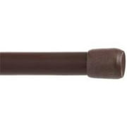 Kenney Manufacturing 1007657 48-75 x 0.62 in. Spring Tension Rod - Chocolate