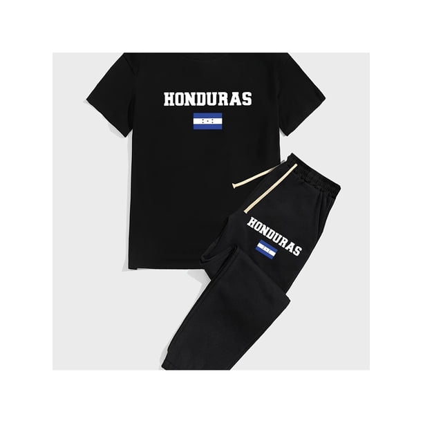 Una camiseta de algodón 100% HONDURA, suave y transpirable, cuello redondo casual de manga corta, un regalo perfecto hecho en EE.UU., camiseta de algodón puro engrosado de 220g
