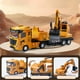 thumbnail image 1 of Serie de vehículos de ingeniería de aleación inercial para niños: excavadoras, camiones cisterna de hormigón, grúas y bulldozers de juguete. Autos de ingeniería de aleación., 1 of 6