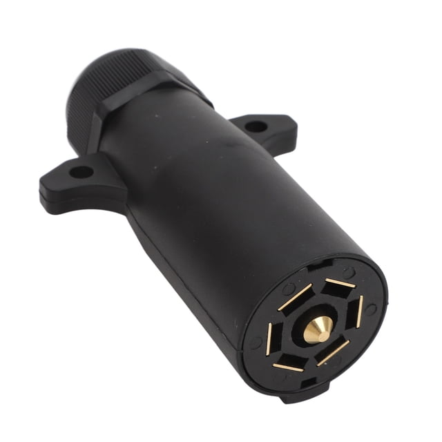 7 Pin US Plug, Excellent Conductivity Durable Trailer Plug Safe for Caravan for Boat