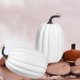 thumbnail image 5 of Decoración de espuma blanca de la calabaza de Halloween, modelo falso de calabaza naranja grande para festival, Navidad, rodaje, 5 of 6