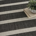 thumbnail image 4 of Nourison Positano Indoor/Outdoor Black Ivory 8' x 10' Area Rug (8x10), 4 of 10