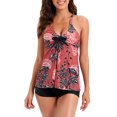 thumbnail image 2 of Trajes de baño para mujer,Traje de baño de dos piezas Traje de baño de dos piezas de moda Trajes de baño con cuello en V Acabado de lujo, 2 of 7