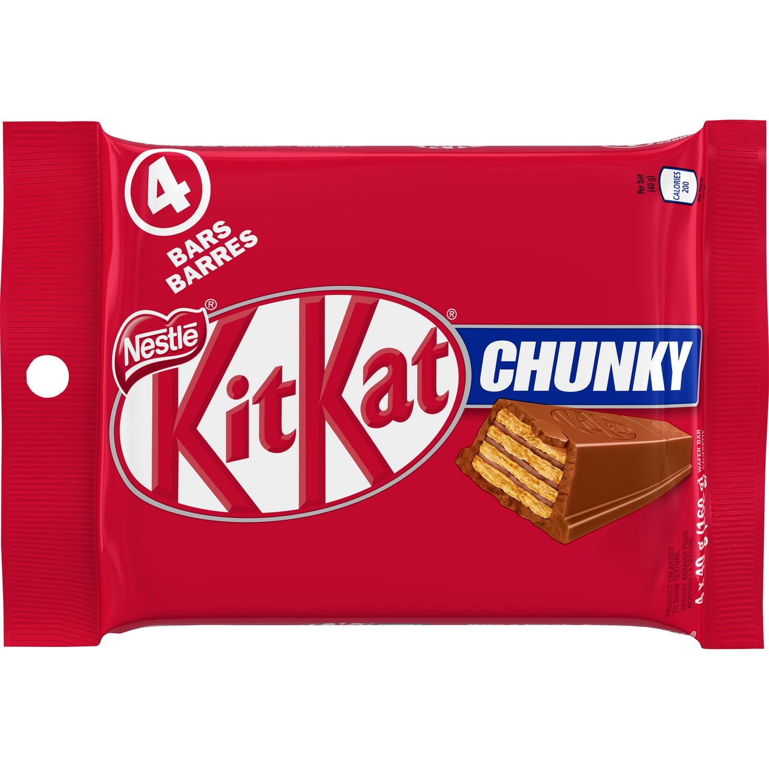 Kit Kat NESTLÉ® KITKAT® Chunky Milk, 4 x 40g