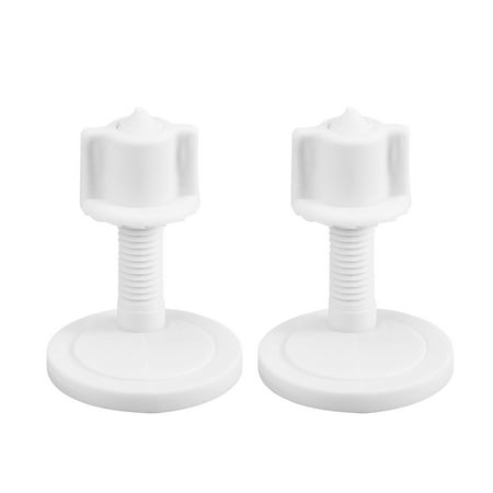 

FRCOLOR 4Pcs Plastic Toilet Seat Hinge Bolt Screws and Nuts Set 39x39mm