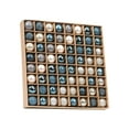 thumbnail image 2 of 64 adornos de bolas navideñas para árbol de Navidad, colgantes DIY para nuevo azul y dorado, 2 of 9