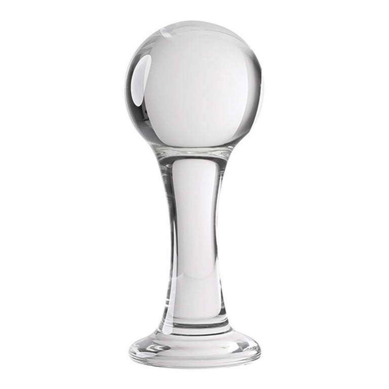 Evolved - Gender X GX Baller Round Glass Anal Plug Clear - Walmart.com