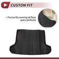 thumbnail image 3 of Unique Bargains 1 Pc Cargo Liner Rear Trunk Mat for Hyundai Tucson 2016-2021 Rear Trunk Cargo Luggage Boot Tray Mat Black TPE Long Grid Pattern, 3 of 7