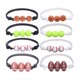 thumbnail image 1 of KAKOWELY 8 pulseras con dijes de pelotas deportivas: tenis, rugby, baloncesto, béisbol., 1 of 5