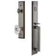 thumbnail image 2 of Grandeur Fifth Avenue D Grip Single Cylinder Handleset with Biarritz Interior Knob, 2 of 5