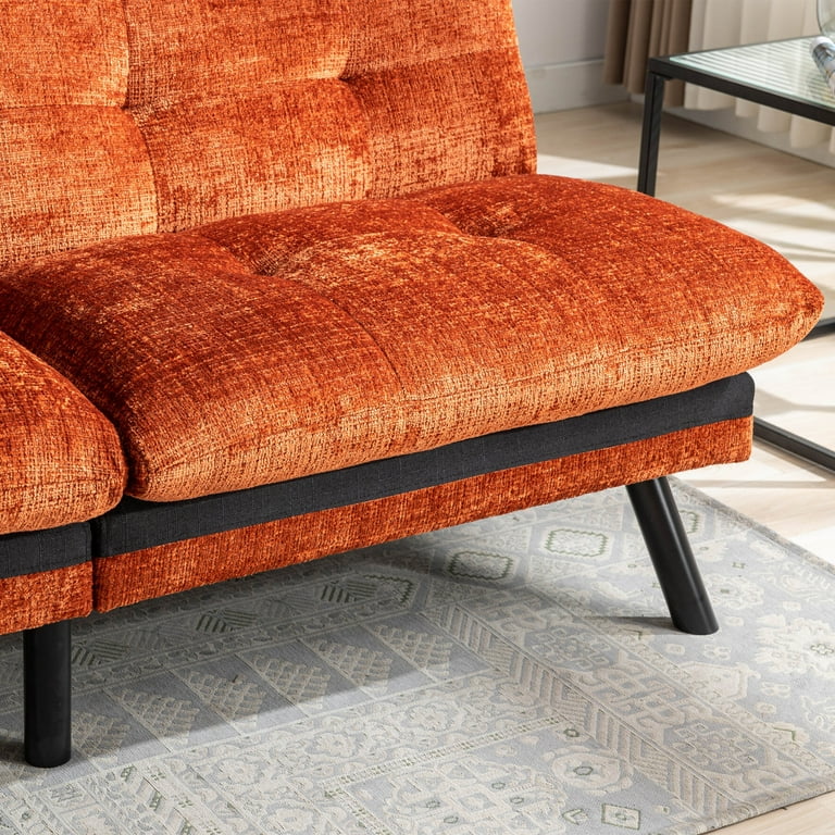 Orange sale futon mattress