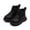 Black, variant on Eltusu Girls Booties, No Slip Spring Winter Windproof Casual Ankle Boots Beige Size 11 Little Kids