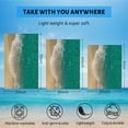 thumbnail image 5 of GZHJMY Beach Towel for Women Girls, Woman Walks on The Beach Bath Towel, Oversized Lightweight Sport Towel, 31x63 Inch, 5 of 7