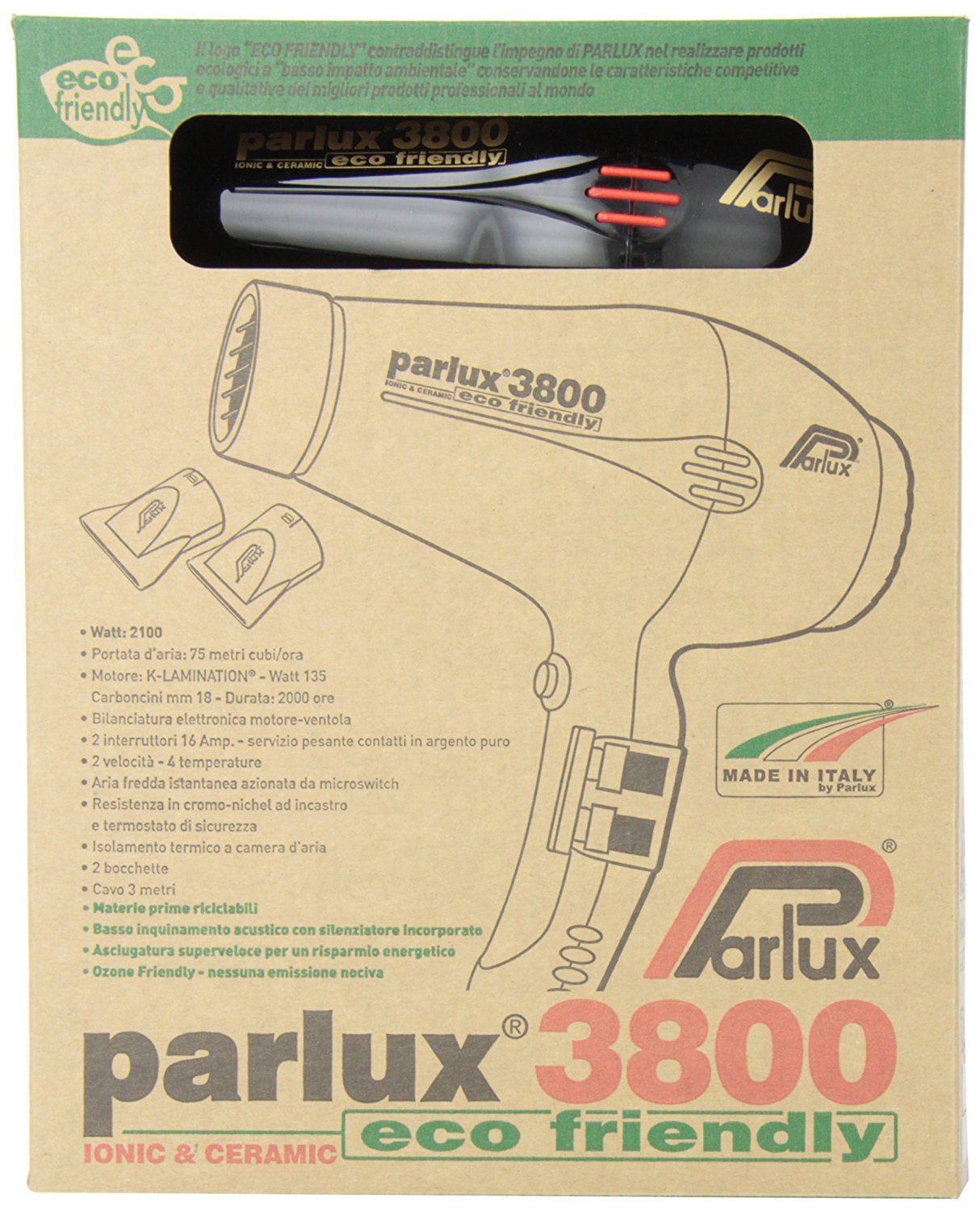 Parlux 3800 Eco-Friendly Hair Dryer– Parlux us