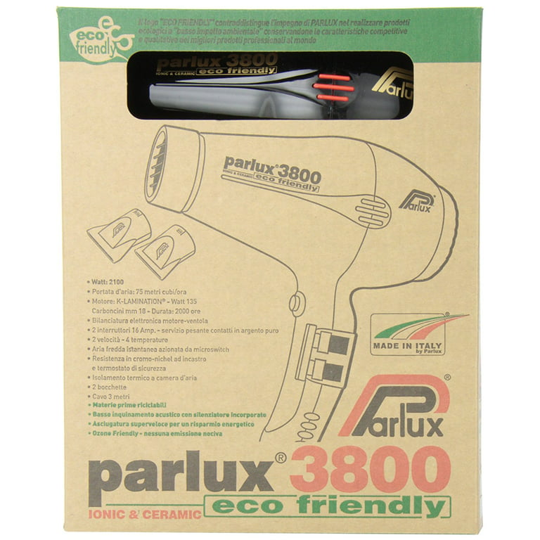 Parlux Secador 3800 Ecofriendly Color Negro