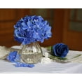 thumbnail image 3 of Silk Hydrangea Artificial Flowers Heads with Stems for Wedding Home Decor Pack of 6 (Purple), 3 of 5