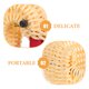 thumbnail image 3 of OFFIGAM Cesta Tejida Beige Con De Animal Para Almacenamiento Y De Interiores, 3 of 6