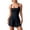 C-Black81, variant on Workout Rompers Women Tummy Control Athletic Running Onesie Spaghetti Strap Square Neck Short Jumpsuits Gym Clothes