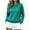 Army Green, variant on Sweaters for Women Crew Neck Textured Knit Sweaters Fall Winter Solid Color Long Sleeve Pullover Tops