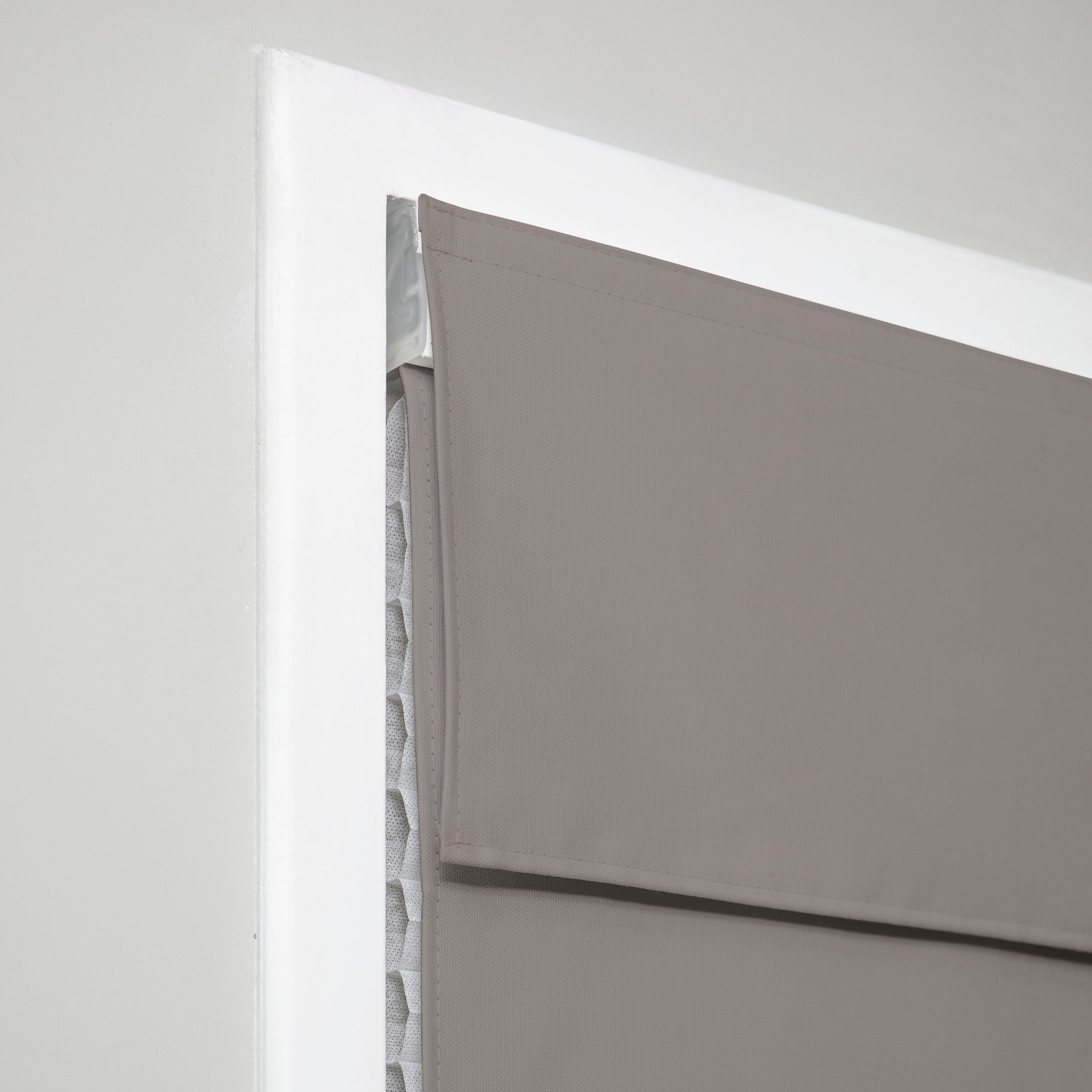 Regal Living Insulating Cordless Blackout Roman Shade, Gray, 61W x 72L