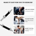 thumbnail image 2 of WRITWAA Dumbbell Handle 1Pack for Strength Training in Home and Gym Steel and Rubber Coated Design, 2 of 7