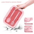 thumbnail image 5 of Bento Girls School Kids Plastic Insulated Lunch Boxes for Children, 5 of 5