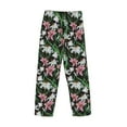 thumbnail image 5 of Goofa Lilies Flowers Printed Soft Pajama Pants for Men, Wide Leg Comfy Casual Lounge Yoga Pants-Medium, 5 of 9